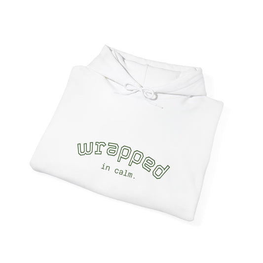 Hoodie — "wrapped in calm" Minimal Comfort Pullover