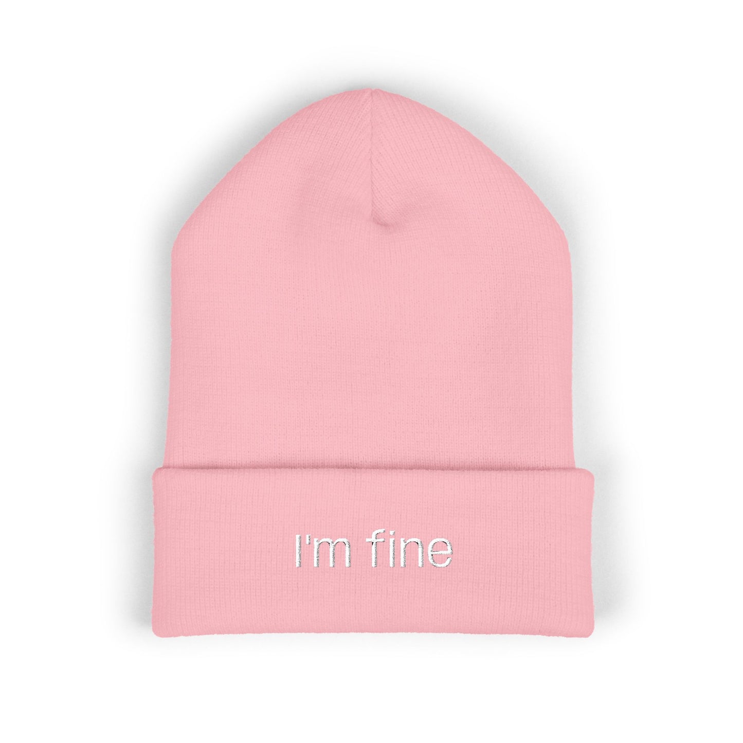 "I'm fine" Unisex Cute Beanie