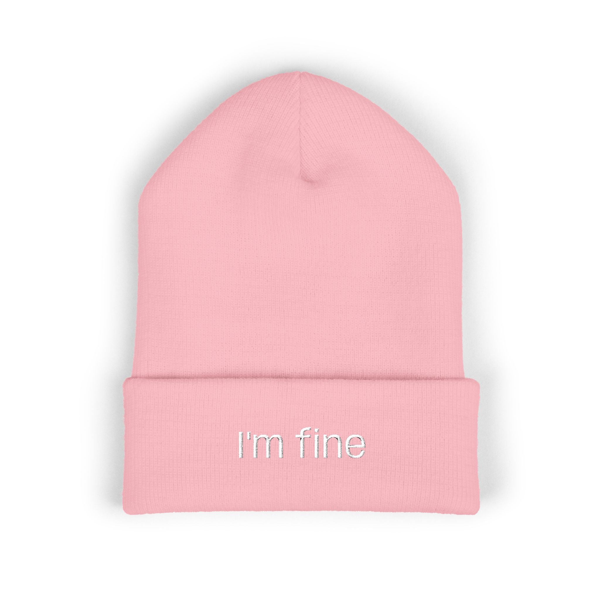 "I'm fine" Unisex Cute Beanie